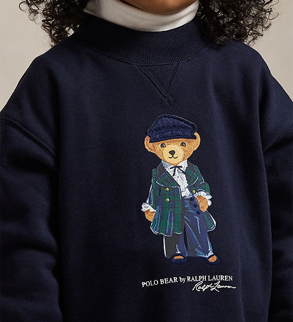 Polo Ralph Lauren Sweatkjole - Navy m. Bamse