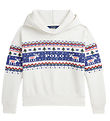 Polo Ralph Lauren Hættetrøje - Hvid m. Broderi