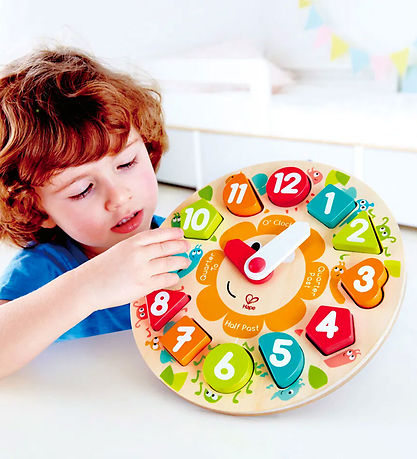 Hape Aktivitetslegetøj - Chunky Clock Puzzle