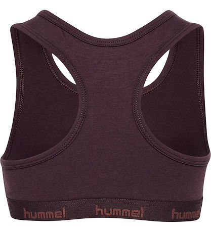 Hummel Top - hmlCarolina - 2-pak - Raisin