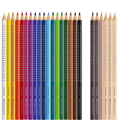 Faber-Castell Farveblyanter - 24 stk. - Multi/Skin Tones