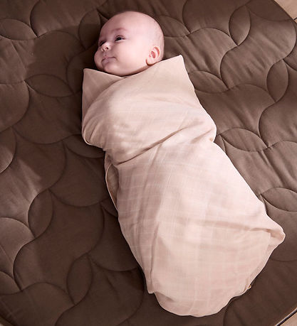 Filibabba Babysvøb - Musselin - 120x120 cm - Warm Grey