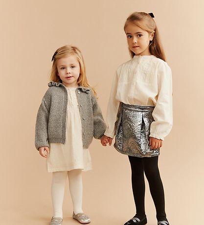 Sofie Schnoor Cardigan - Strik - Uld -  Grey Melange