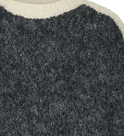 Vero Moda Girl Bluse - Strik - VmCordelia - Dark Grey Melange/Bi