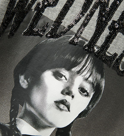 Name It Hættetrøje - NkfOxara Wednesday - Grey Melange