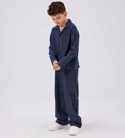 Name It Bukser - NknStrane - Navy Blazer Stripes
