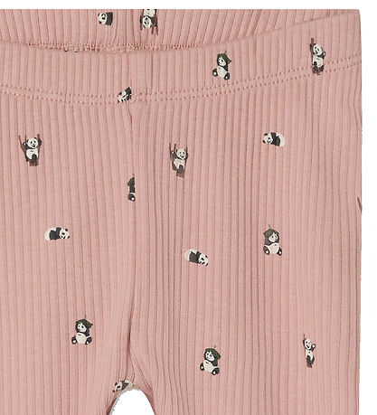 Name It Leggings - Rib - NbnRica - Pale Mauve