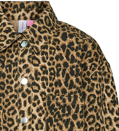 Vero Moda Girl Jakke - VmTullah - Silver Mink/Leopard