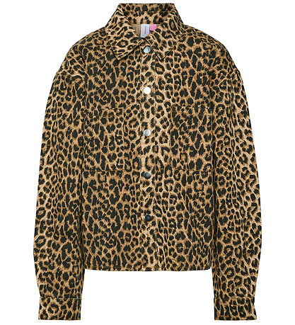 Vero Moda Girl Jakke - VmTullah - Silver Mink/Leopard