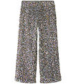Name It Bukser - NkfRunica - Granite Grey/Gold and White