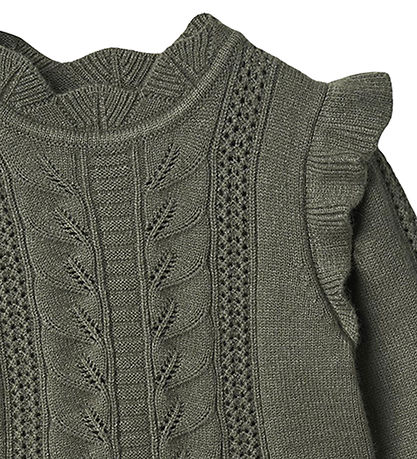 Fliink Bluse - Strik - Alilly Peplum - Beetle