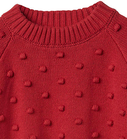 Fliink Bluse - Strik - Bon Dot - Pompeian Red