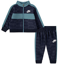 Nike Træningssæt - Cardigan/Bukser - Midnight Navy