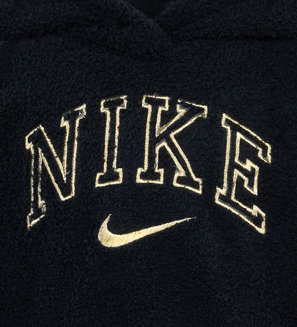 Nike Sæt - Hættetrøje/Bukser - Sort/Gold