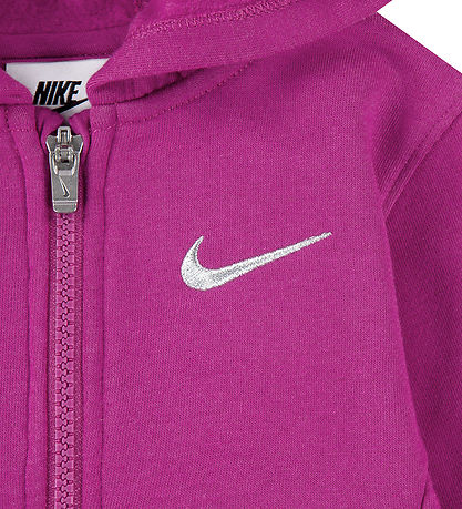 Nike Sæt - Cardigan/Leggings - Hot Fuchsia