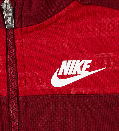 Nike Træningssæt - Cardigan/Bukser - Gym Red