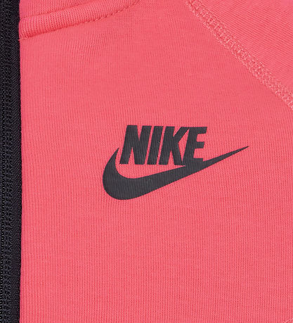 Nike Sweatsæt - Tech - Cardigan/Sweatpants - Aster Pink