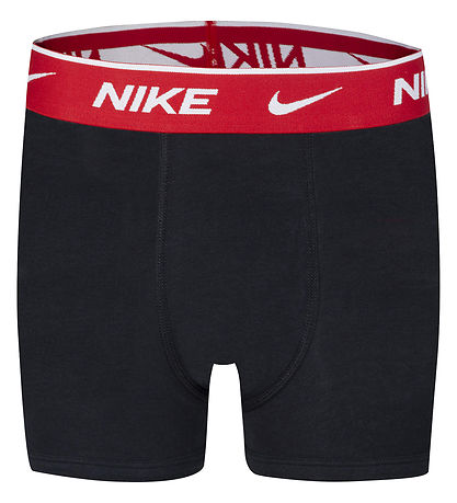Nike Boxershorts - Dri-Fit Everyday Cotton - 3-Pak - Rød/Sort/Gr