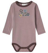 Name It Body l/æ - Uld - NbfWillow - Purple Dove
