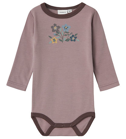Name It Body l/æ - Uld - NbfWillow - Purple Dove