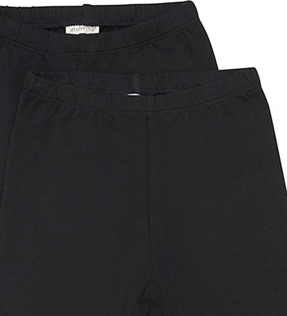 Minymo Leggings - 2-pak - Anthracite