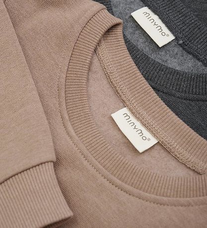 Minymo Sweatshirts - 2-pak - Fossil