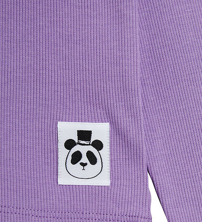 Mini rodini Bluse - Rib - Lilla