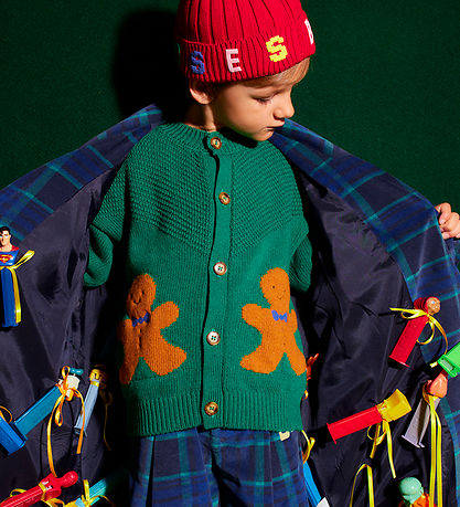 Bobo Choses Cardigan - Strik - Gingerbread - Green