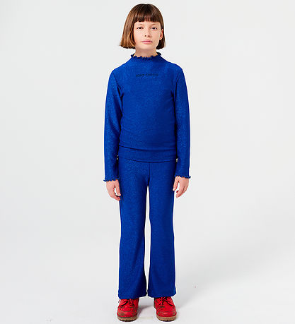 Bobo Choses Bluse - Turtle Neck - Navy Blue m. Glimmer