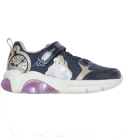 Geox Blinkesko - J Fadinlight - Tex - Navy/Platinum
