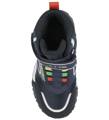Geox Vinterstøvler - J Trekkyup - Super Mario - Tex - Navy/Sort