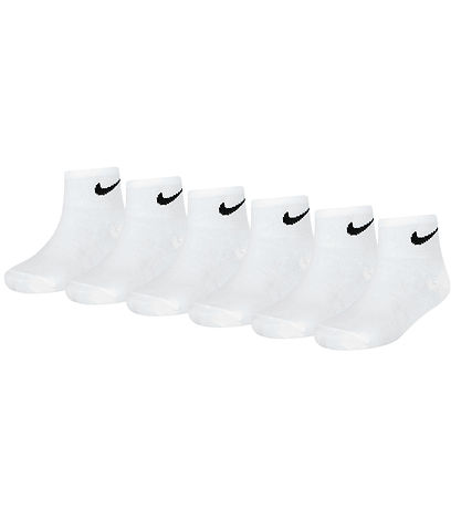 Nike Ankelstrømper - 6-pak - Hvid