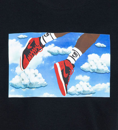 Jordan T-shirt - Sort m. Print