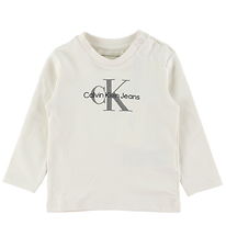 Calvin Klein Bluse - Monogram - Turtledove