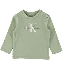 Calvin Klein Bluse - Monogram - Misty Vale