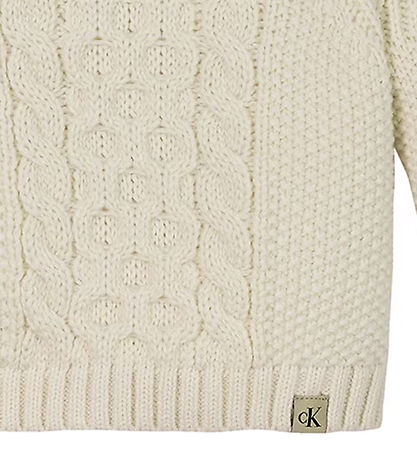Calvin Klein Bluse - Strik - Cable - Turtledove