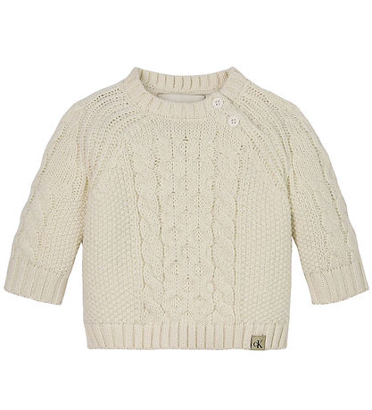 Calvin Klein Bluse - Strik - Cable - Turtledove