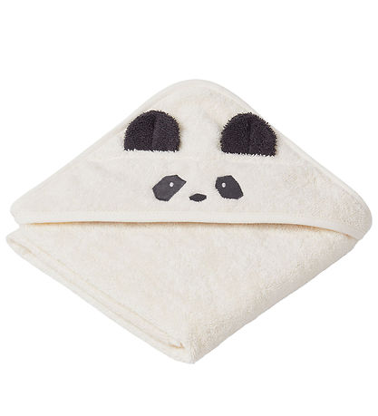 Liewood Babyhåndklæde - 100x100 cm - Augusta - Panda Creme De La