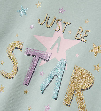 Name It Bluse - NmfVix - Gray Mist/Just Be A Star