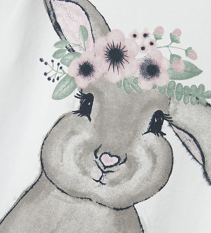 Name It Bluse - NmfVix - Bright White/Bunny