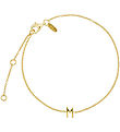 Design Letters Armbånd - M - 18K Guldbelagt