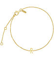 Design Letters Armbånd - R - 18K Guldbelagt