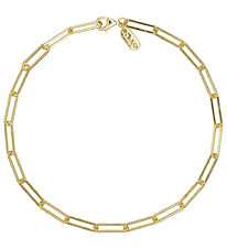 Design Letters Armbånd - Chunky Square - Large - 18K Guld