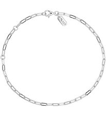 Design Letters Armbånd - Chunky Square - Small - Sølv