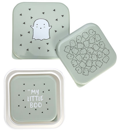 Lässig Snackbokse - Spookies Olive - Grøn