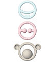 MOLUK Bidering - 3-pak - Pastel - Assorteret