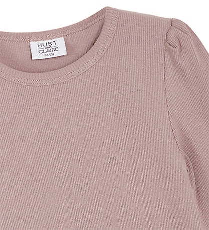 Hust and Claire Bluse - Rib - Amma - Purple Dove