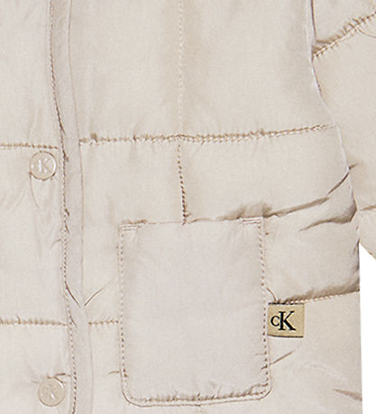 Calvin Klein Dynejakke - Chateau Gray
