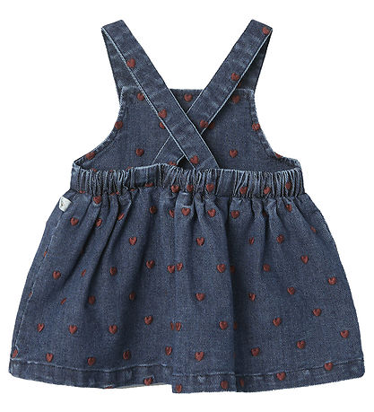 Lil Atelier Nederdel - NbfLiva - Dark Blue Denim/Heart Embroider