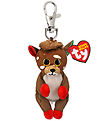 Ty Nøglering m. Bamse - Beanie Bellies - 10 cm - Juno